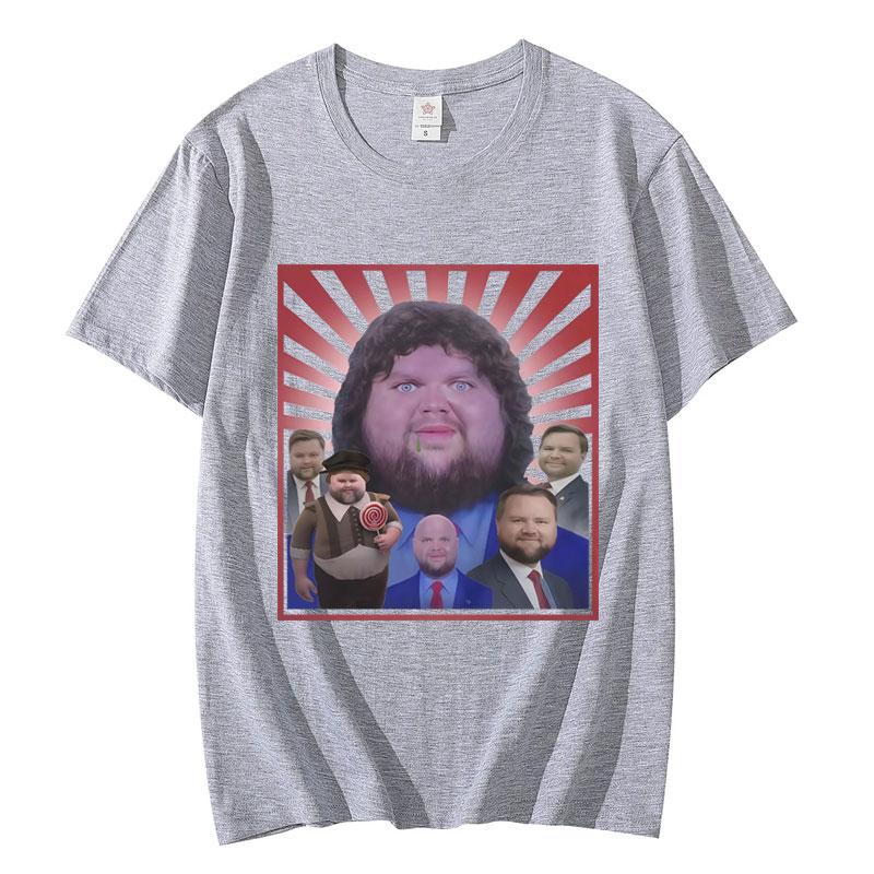 JD Vance Funny Meme Graphic T Shirts Men Women Clothing Fashion Y2k Oversized T-shirt Summer Casual Loose Short Sleeve T-shirts