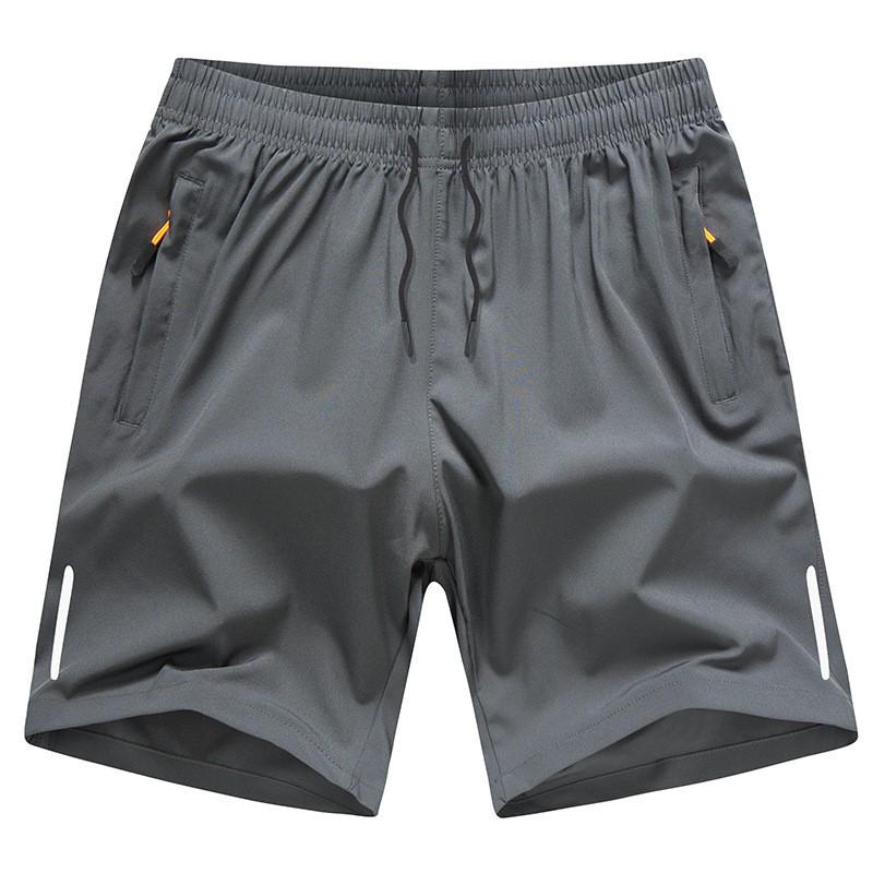 Men's Trendy Quick-Drying Ice Silk Beach & Sports Shorts, Customizable Logo