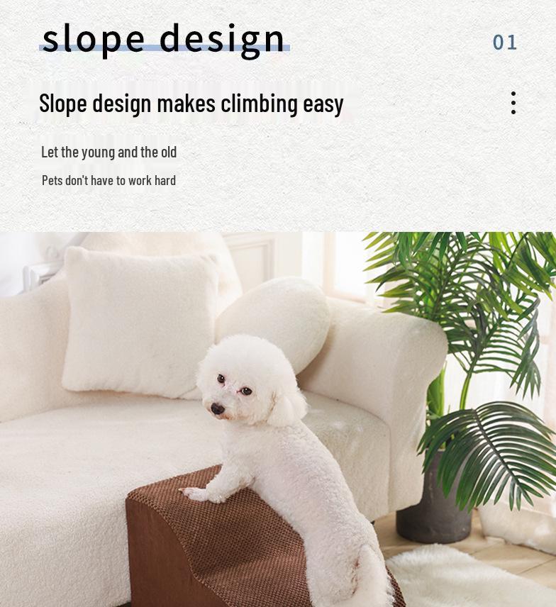 Washable Pet Bed Steps for Small Dogs and Cats