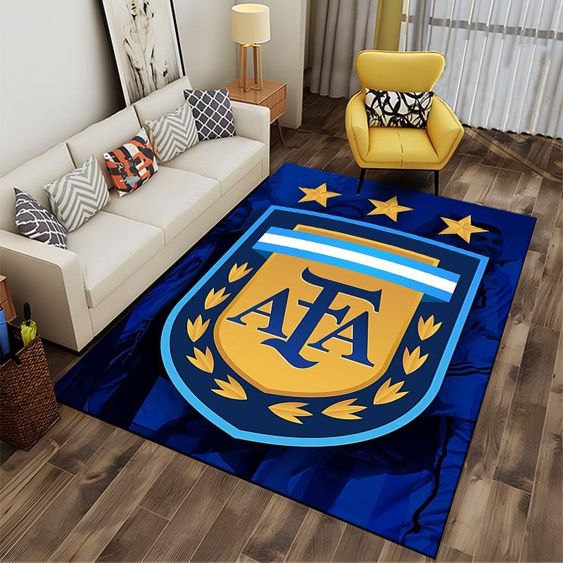 Argentina Football Emblem Carpet suitable as a non-slip mat for the living room or bedroom sofa