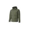 Goose Down Casual Warm Hooded Jacket Men Outerwear Dark-Green 585534-64