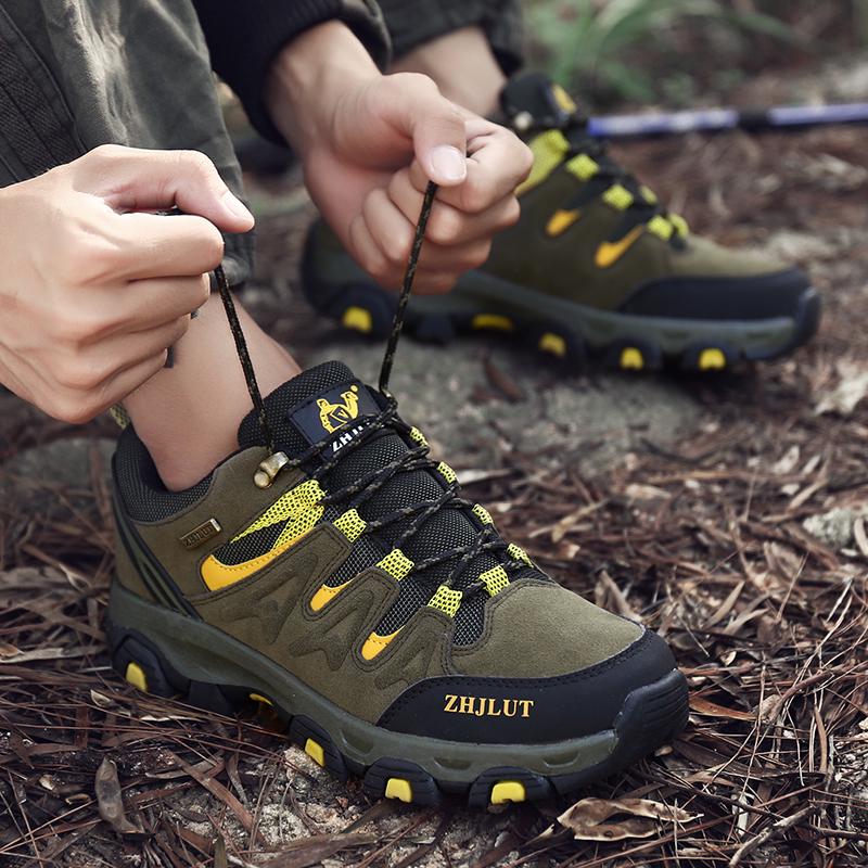 Hiking Shoes Women Boots Sports Casual Men Shoes Outdoor Anti-slip Combat Men Boots  Wear-resistant Men Shoes Women