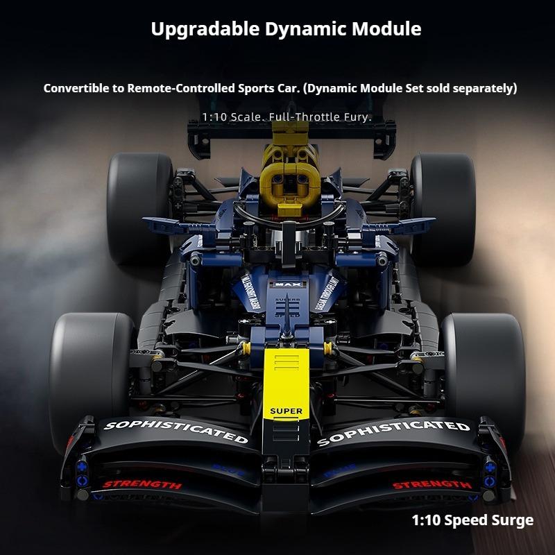 Formula 1 Racing Remote Control Assembly Building Block Educational Toy Boy Gift Sports Car