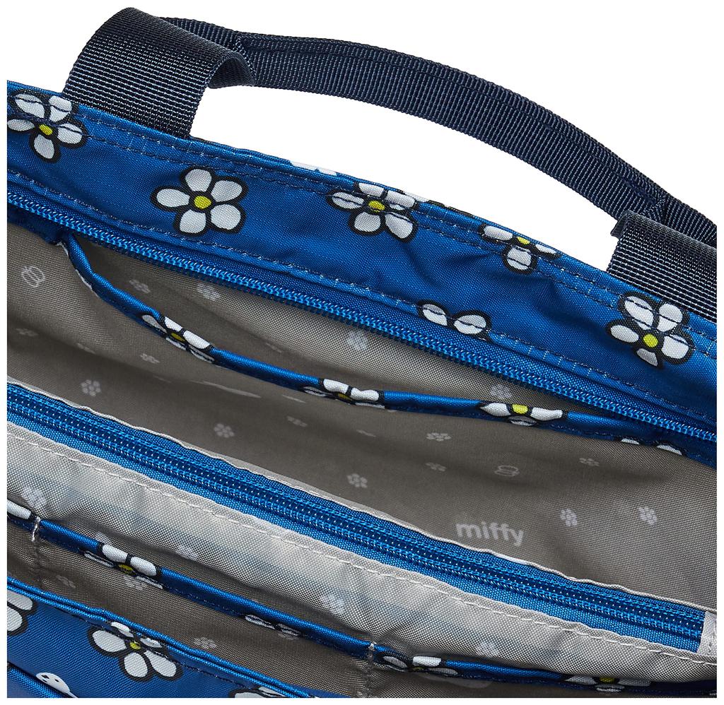 Sifre Mini Tote 6029 Miffy Flower Blue 2-Way Bag-in-Bag Women's