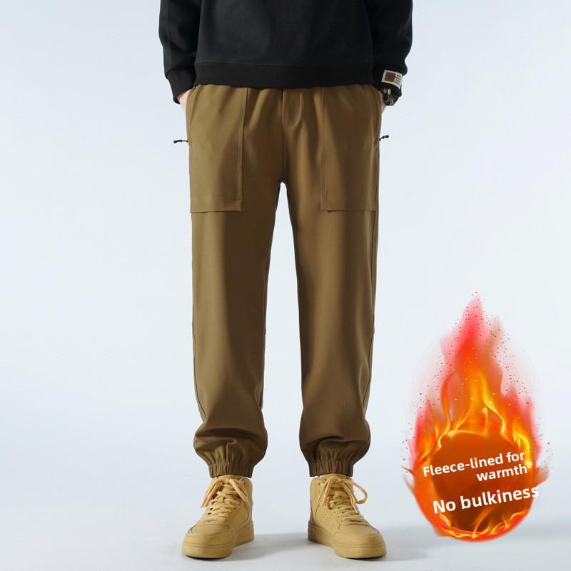 

Американский стиль Ветрозащитные Водонепроницаемые Зимние Уличные Походные Брюки для Мужчин и Женщин, Брюки Карго с Флисовой Подкладкой и Утеплителем 5XL коричневый