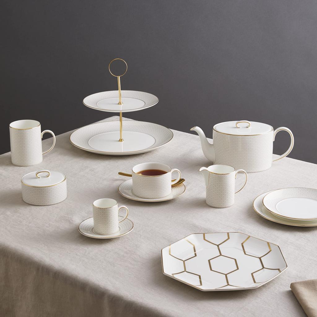 Wedgwood Geo Gold Wedding 1055613 Mug, 350ml, Gift, (Officially Imported)