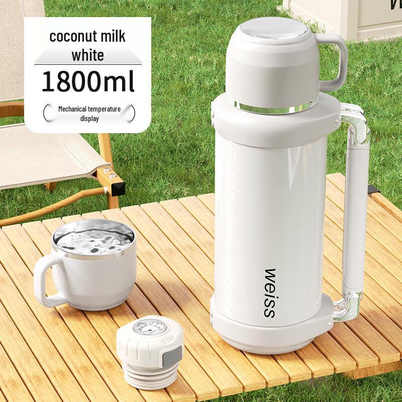 BEANBEANLOVE Outdoor Stainless Steel Temperature Display Travel Flask