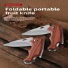 Stainless Steel Knife Mini Knife Folding High-strength Sharp Tactical Knife with Carabiner Housekeeper Portable Protective Knife
