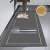 Diatomite Kitchen Mat Foot Mats Super Absorbent Kitchen Rug Long Bedside Area Rugs Carpet Anti Slip Bathroom Kitchen Accessories