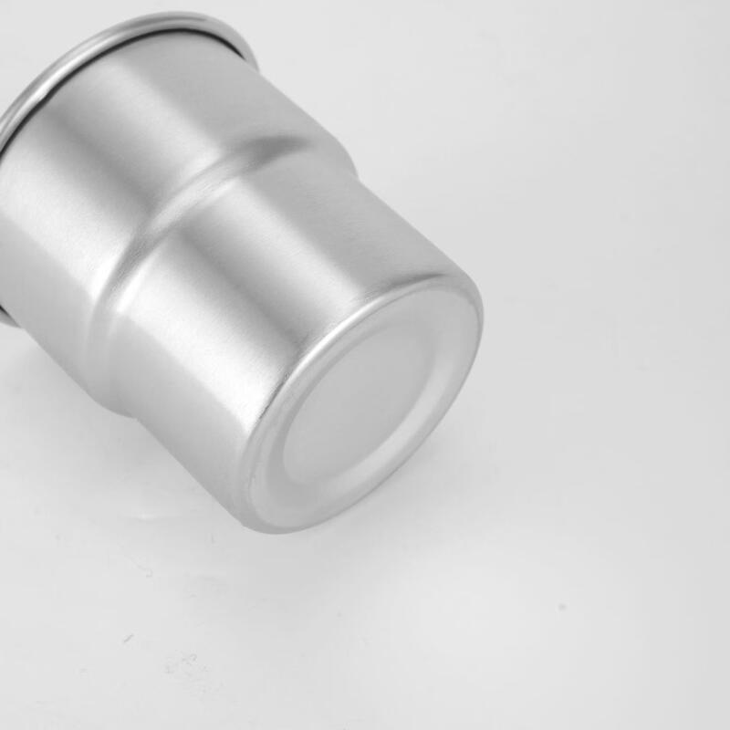 Shang Qi Stainless Steel Rolled-Edge Outdoor Travel Mugs (2-Pack)