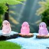 10 / 20pcs Luminous Mini Resin Gorilla Glow In The Dark Compact Miniature Chimpanzee Tiny Monkey Animal Figures Ideal for DO-IT-YOURSELF Fairy Garde