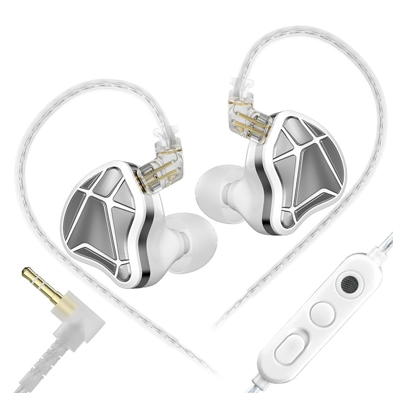 

KZA COUSTICS KZ AXAS Wired Gaming Earphones, FPS-Specific, Hi-Fi Wideband Drivers, AI Noise-Canceling Microphone, Built-in DSP Sound Card, 3.5mm/USB-C