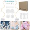 150/250cm Gold Wedding Arch Stand Party Decor Balloon Arch Frame Backdrop Holder Bendable Bracket With Water-Filled Base Home De