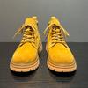 Botas para hombre 2026 otoño caña alta punta redonda estilo británico retro moderno versátil casual para el trabajo