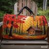 New Yoga Bag Fashion 3D Printing Short Distance Portable Travel Bag Sports Fitness Bag Fitness Bag