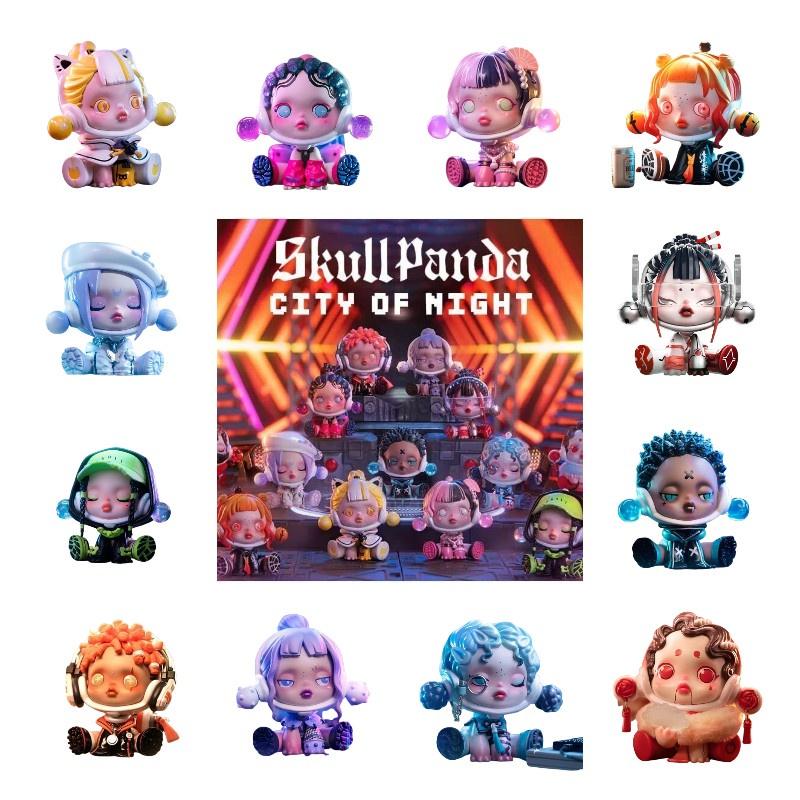 Popmart Night City Blind Box Sp5 Series Cute Resin Figures For Gift And Collectibles