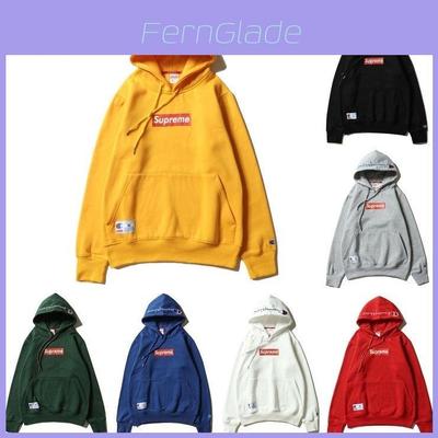 Hoodie New Supreme Classic Box Logo Jumper Champion Embroidered Sweatshirt