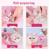 Anti-Scratch Cat Bathing Bag with Nail Clippers