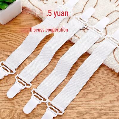 Elastic Adjustable Non-Slip Bed Sheet Clips – 4-Pack