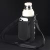 Magnetic Water Bottle Holder Bag with Phone Pocket Towel Buckle Gym Bottle Carrier Pouch Sleeve for Men
