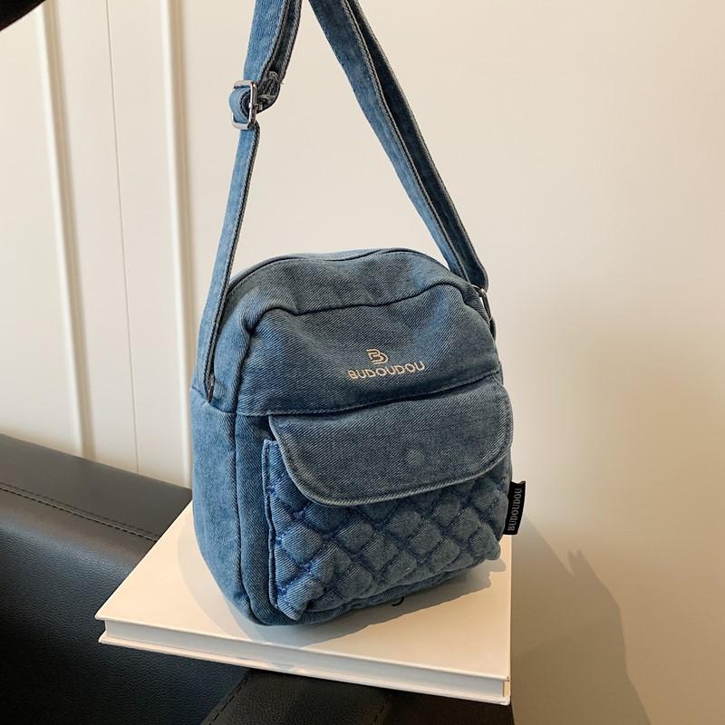Denim Bag Women's Shoulder Bag Student Commuter Crossbody Bag
