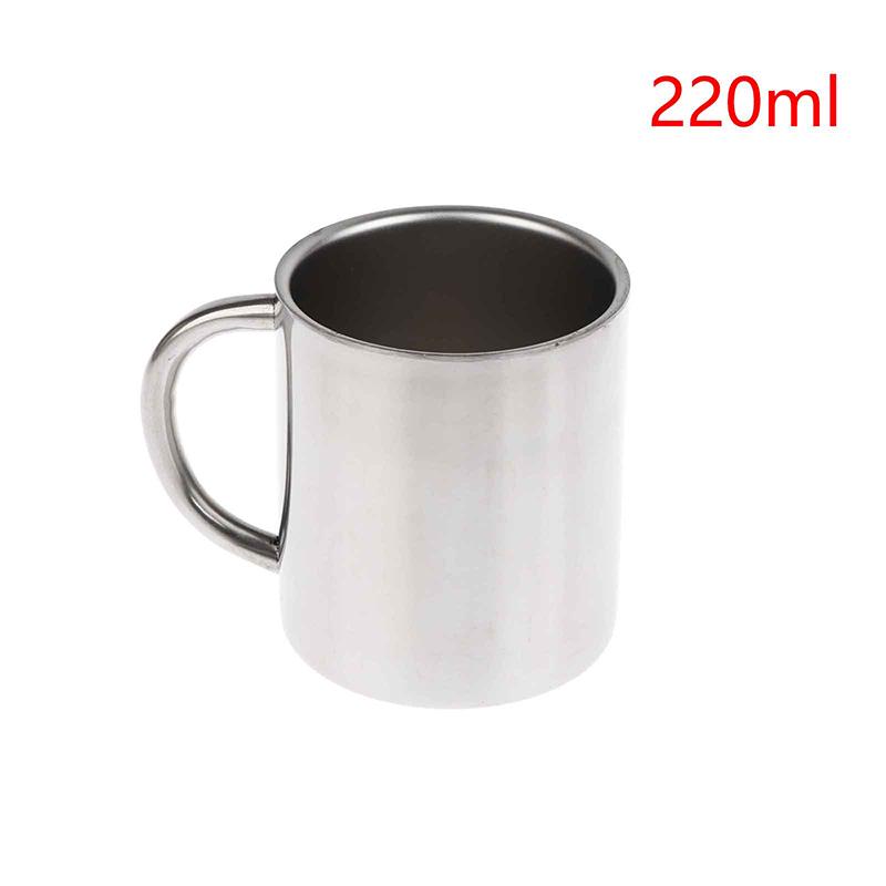 Travel Tumbler Jug Children's Milk Tea Cups Office Water Mug Double Wall 304 Stainless Steel Coffee Mug Without Lid Portable Cup