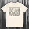 Renouncing Christ, Occult WoodcuT-Shirt, Vintage Witchcraft T-Shirt, Black Magic T-Shirt, Creepy Gothic Unisex Jersey Short Sleeve Tee