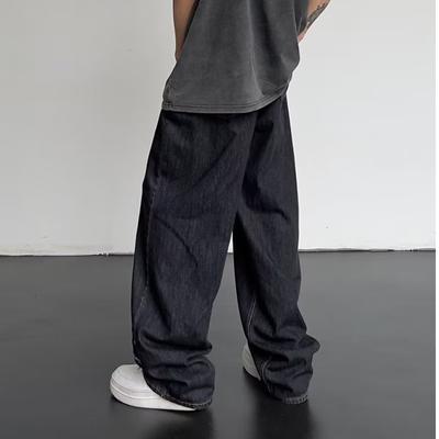 Men's Straight Casual Wide Leg Jeans Hip Hop Jeans