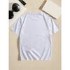 European Size Men'S Plus Size Summer T-Shirt, "CAMPING Is My Happy Place" Graphic Print, Short Sleeve Casual Top, Regular Fit, Geometric Pattern