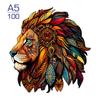 Lion Wooden Puzzle For Adults Animal Wooden Puzzles 3d Wooden Toys For Kids Jigsaw Concentration Education Toy Gifts