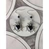 Gothic Black Heart Romantic Earrings - Handmade Jewelry