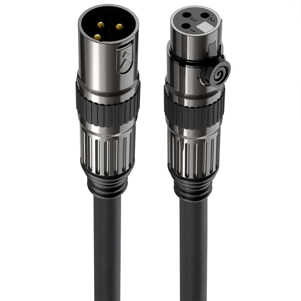 Professional XLR Male To Female Microphone Cable Oxygen Free Copper OFC Audio Adapter Cord High Durability PVC Jacket