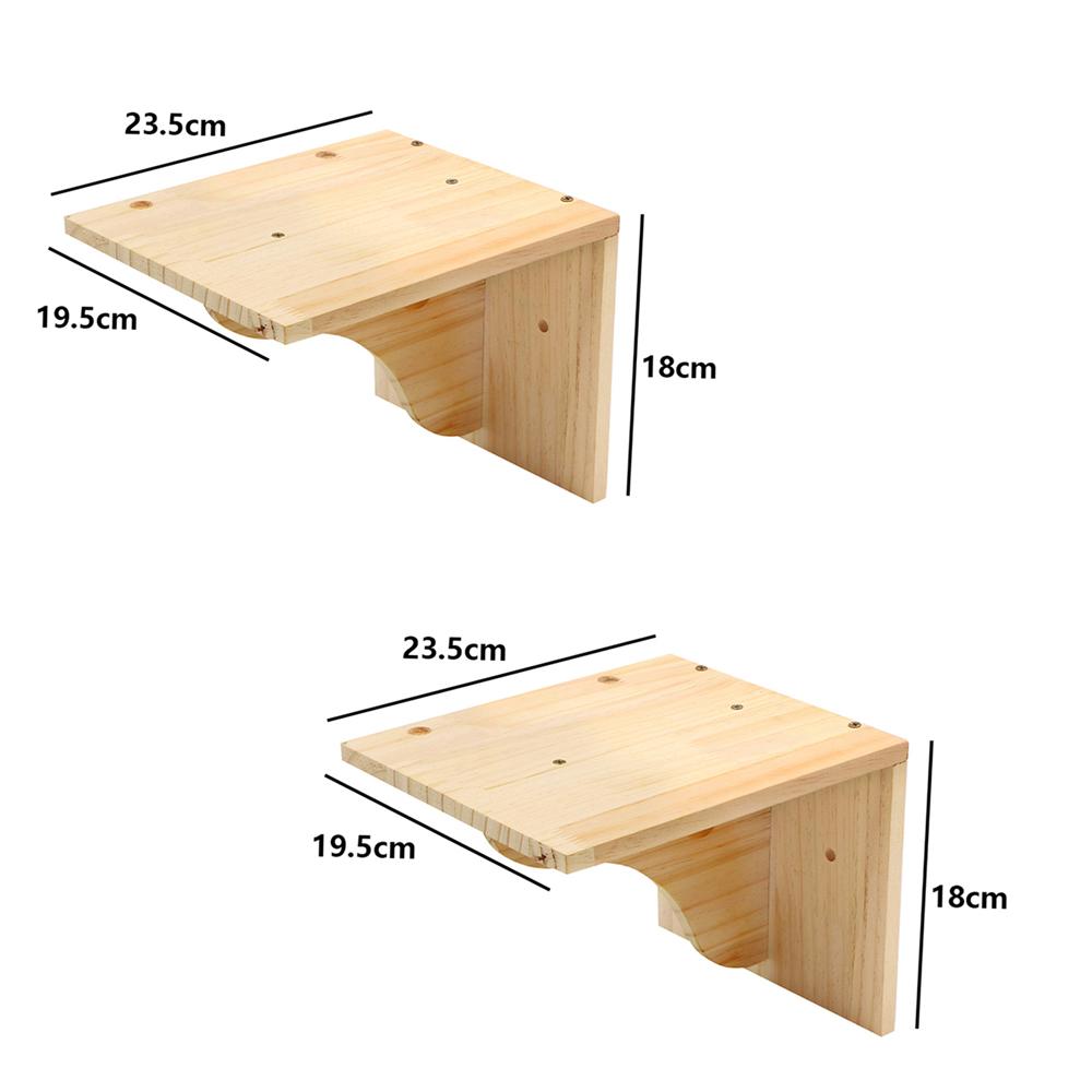 Wall Mounted Cat Shelf Bed with Soft Cushion Cat Perch Indoor Cat Furniture for Kittens & Adult Cats Climbing Sleeping & Playing