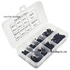 400pcs Black Carbon Steel Phillips Pan Head Self-Tapping Screws M2/M2.6 Set