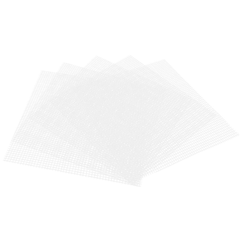 50 Pcs Square Flower Pot Mesh Bottom Hole Gasket Anti-leakage Succulent Plant Thin 10*10cm Pieces (black) Flowerpot Pads