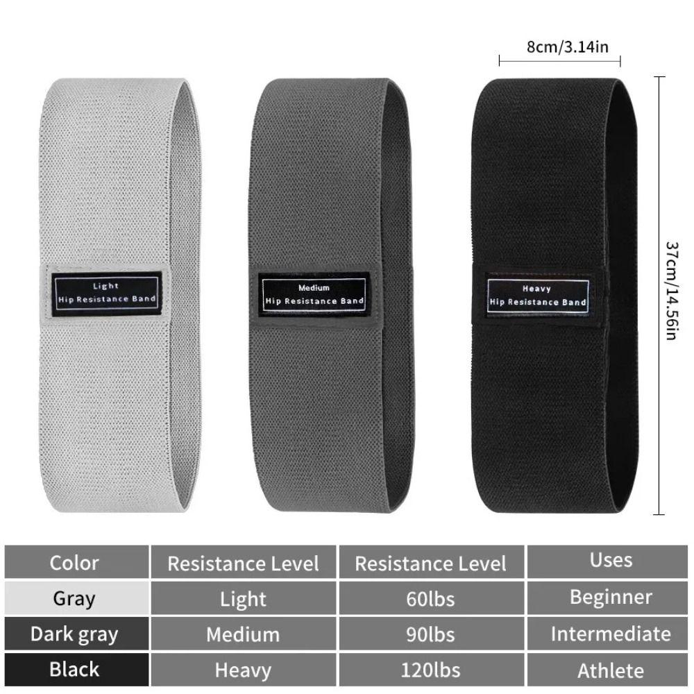 Polyester Resistance Band High Elasticity Fitness Band Durable Exercise Band Leg Shaping