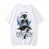 High Quality Cotton Frieren Beyond Journeys End Anime Printed Tshirt Comfortable Breathable Short Sleeve Round Neck