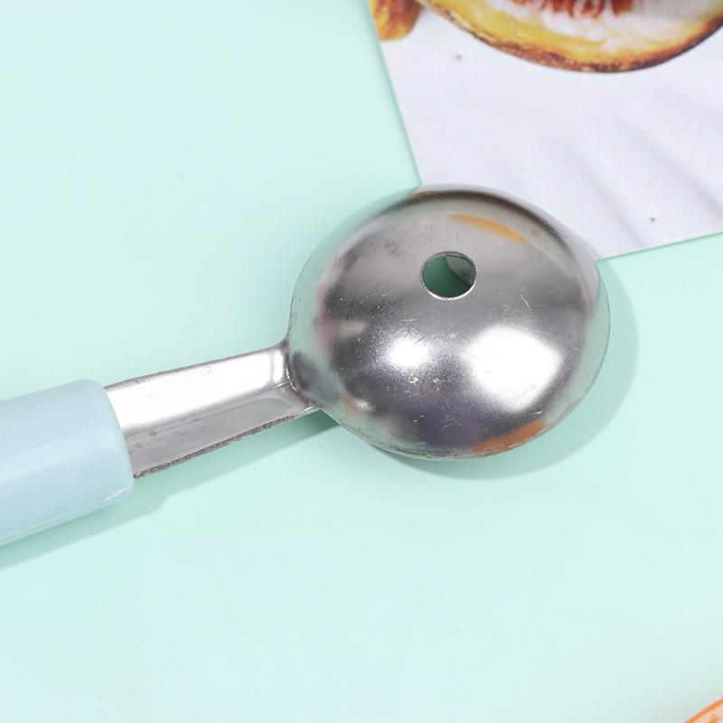 2 In1 Stainless Steel Carving Knife Fruit Ice Cream Baller Scoop Stacks Spoon