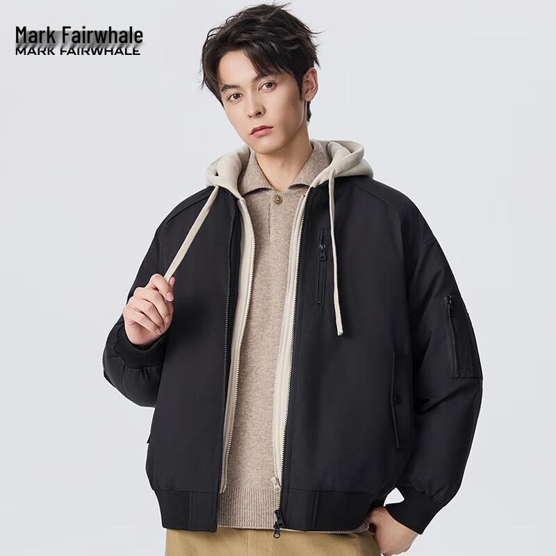 Mark Fairwhale Men's 2025 Layered Hooded Puffer Jacket