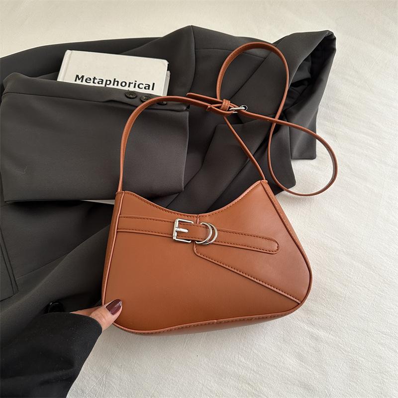 

Сумка-ниша Premium sense большой емкости 2025 года, новая весна и лето, ретро-сумка через плечо, сумка-подмышка, локомотив