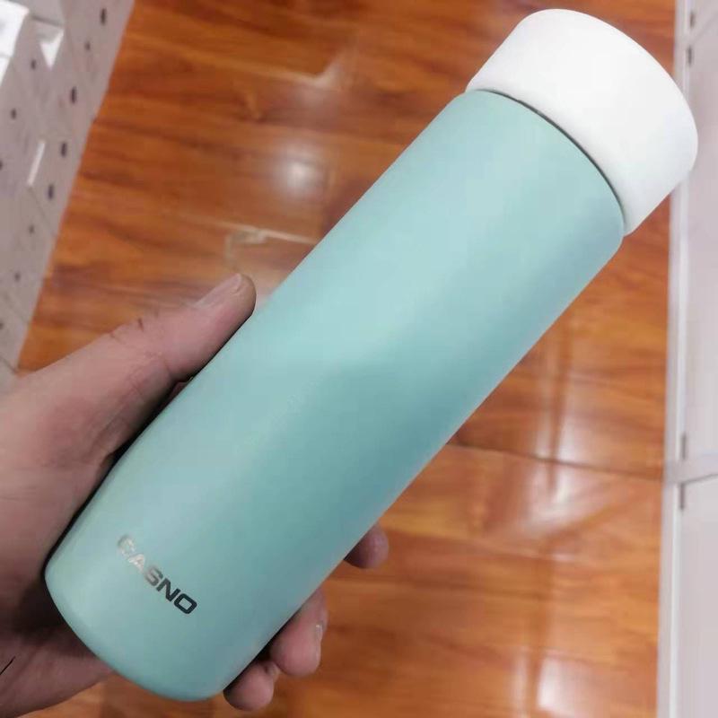 

Стакан для воды Casino Frosted Fantasy Color из нержавеющей стали с изоляцией — унисекс, портативный, стильный, для студентов. 400ml