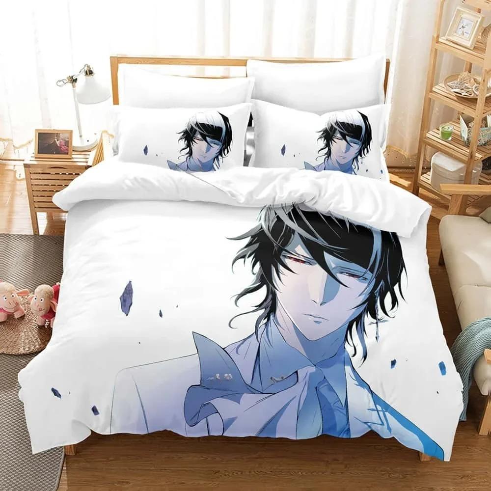 New Noblesse Bedding Set Single Twin Full Queen King Size Bed Set Adult Kid Bedroom Duvet Cover Sets Print Anime Bed Sheet Set