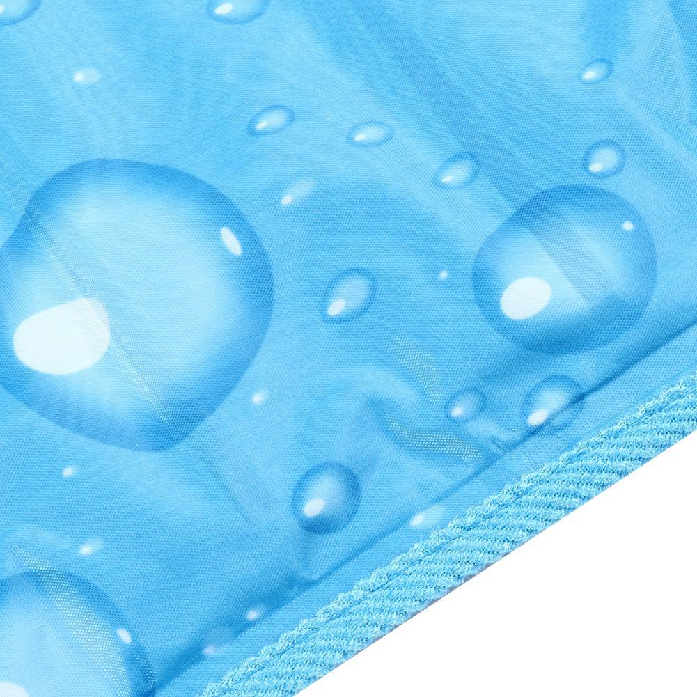 Thickened Ice Pillow Soft Water Cushion Cooling Cushion for Home Travel (36*36cm Water Drop)