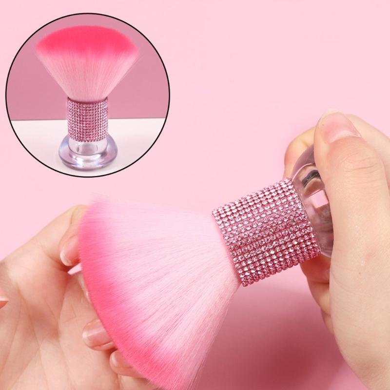 Multifunktionale Nageldust-Reinigungspinsel mit weichen Borsten, Puderpinsel für professionelle und Heimmaniküre