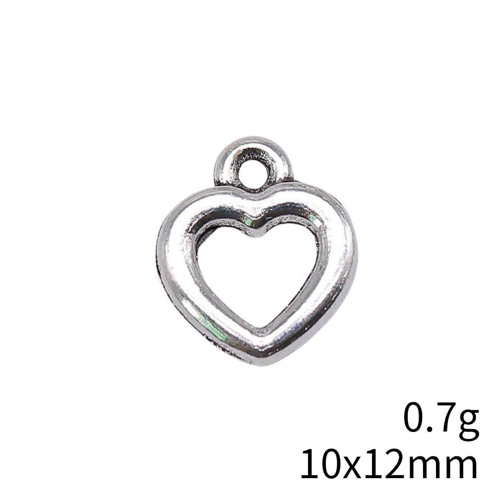 Back To School Charm Bracelet Hollow Peach Heart Charms Pendant Ornaments For Home Male Pendant