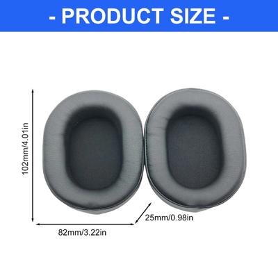 Breathable Headphone Ear Pads Sweat Resistant Design Extended Gaming Replace for HS55 Professional Spare Ear Cushions