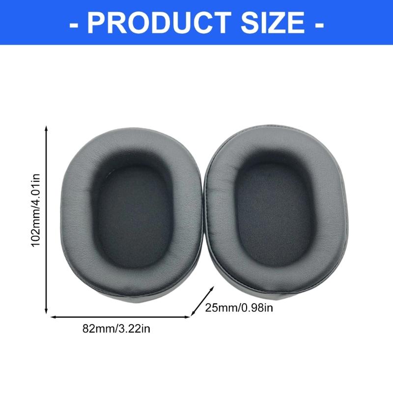 Soft Sponge Replacement Ear Cushions for HS55 Professional Gaming Headset Enhances Comfort Durability Easy Installation