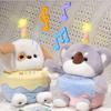 Adorable Singing Birthday Cake Plush Dog Koala And Fox Toy Gift For Kids