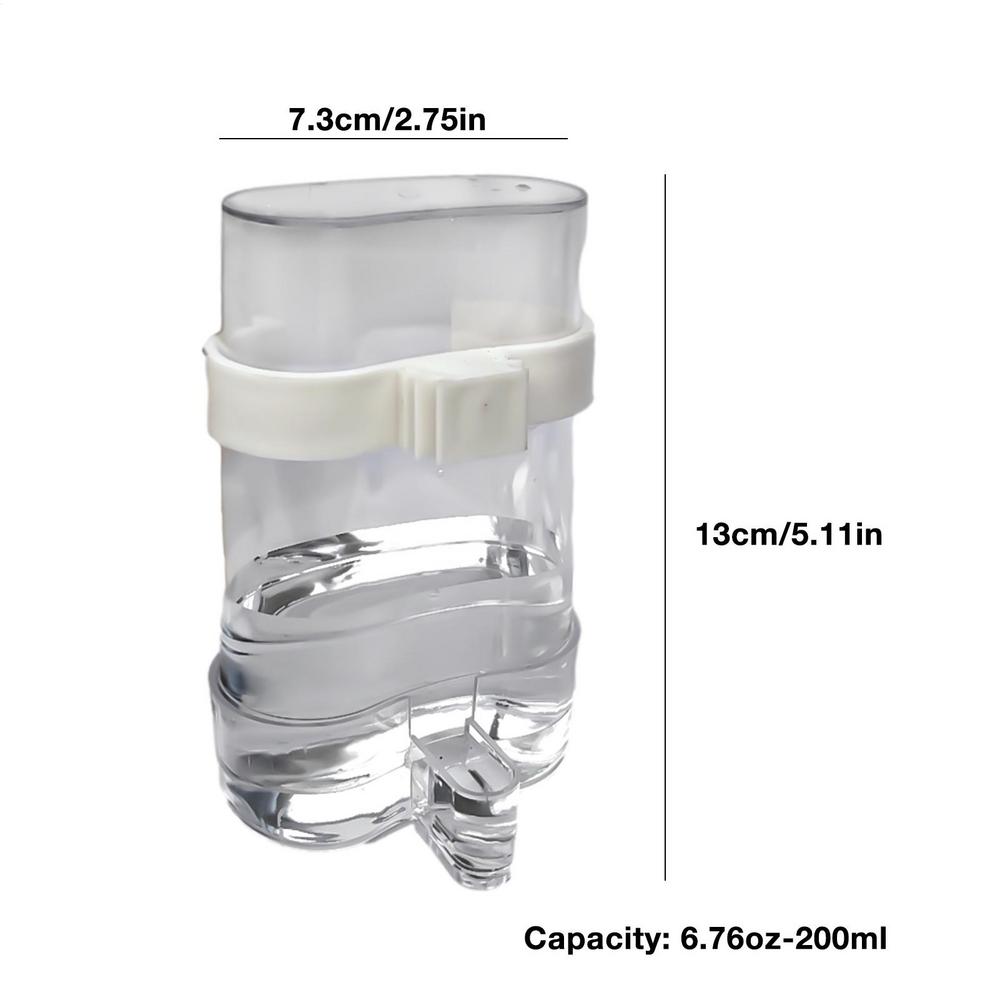 Automatic drinking fountain transparent Leakproof Bird Feeder large wren starling feeder Pet Accessories for Cockatiels Finches