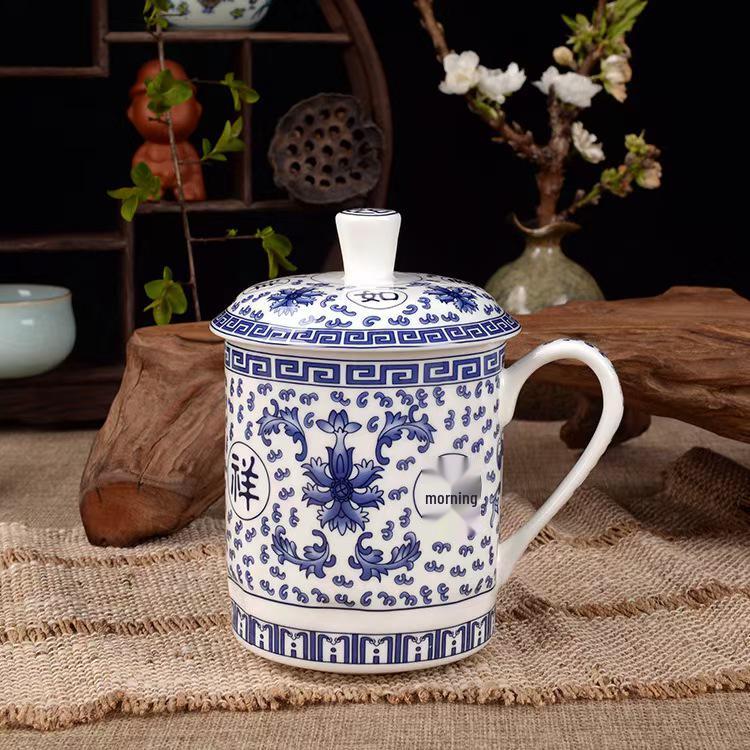 Translucent Bone China Tea Cup with Lid - Ideal for Home, Office, Hotel, or Gift.
